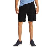Calvin Klein Men’s Washed Cargo Shorts with Elasticated Waistband, Black (Ck Black), 32W