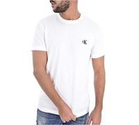 Calvin Klein Men Short-Sleeve T-Shirt Ck Essential Slim Fit, White (Bright White), M