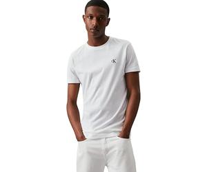 Calvin Klein Men Short-Sleeve T-Shirt Ck Essential Slim Fit, White (Bright White), XXS