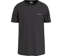 Calvin Klein Men Short-Sleeve T-Shirt Micro Logo Interlock Crew Neck, Black (Ck Black), M