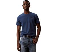 Calvin Klein Men Ss 30S EU SPW Split Stndrd Graph LV04LG810G Graphic Tees, Blue (Dark Denim), M