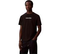 Calvin Klein Men Ss Standard Logo 30S Crewnk Tee LV04LD230G Tees, Black (Black), L