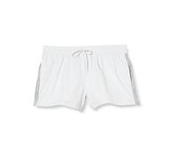 Calvin Klein Men Swim Trunks Short Drawstring, White (Nimbus Cloud), XL