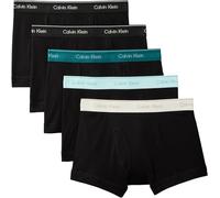 Calvin Klein Men TRUNK 5PK BLUE (Black Bodies w/Black/Niagara Falls) M