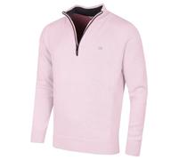 Calvin Klein Mens 1/2 Zip CK Golf Sweater - Pink - XL