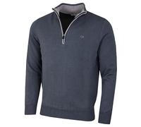 Calvin Klein Mens 1/2 Zip CK Golf Sweater - Steel Grey - L