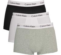 Calvin Klein Mens 100% Authentic CK 3 Pack Low Rise Trunk Boxer Black/Grey/White
