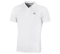 Calvin Klein Mens Central Eco Polo Shirt - White - XXL