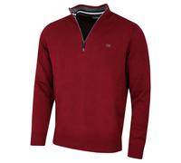 Calvin Klein Mens 2025 Chunky Knit Cotton 1/2 Zip CK Golf Sweater 48% OFF RRP
