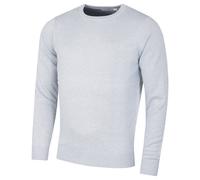 Calvin Klein Mens Crew Neck Sweater - Light Blue Marl - S