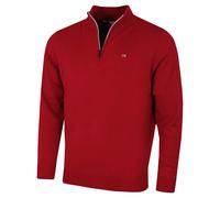 Calvin Klein Mens 2026 Campus 1/2 Zip All Season Easy Care Sweater 43% OFF RRP