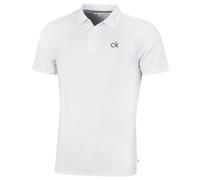 Calvin Klein Mens Central Eco Polo Shirt - White - XL