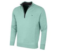 Calvin Klein Mens 2026 Chunky Knit Cotton 1/2 Zip CK Golf Sweater 48% OFF RRP
