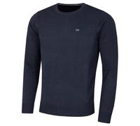 Calvin Klein Mens Crew Neck Sweater - Navy Marl - XXL