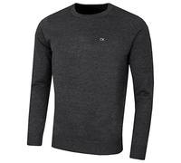 Calvin Klein Mens Crew Neck Sweater - Charcoal Marl - S
