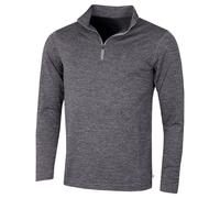 Calvin Klein Mens Harlem 1/4 Zip Pullover - Grey Marl - M