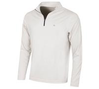 Calvin Klein Mens 2026 Harlem 1/4 Zip Lightweight Technical CK Golf Sweater | Modern fit Slimline look Mock neck Zip up collar Contrast colour zipper Quick drying CK logo screen printed left chest