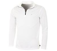 Calvin Klein Mens 2026 Harlem 1/4 Zip Lightweight Technical CK Golf Sweater | Modern fit Slimline look Mock neck Zip up collar Contrast colour zipper Quick drying CK logo screen printed left chest
