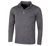 Calvin Klein Mens 2026 Harlem 1/4 Zip Lightweight Technical CK Golf Sweater | Modern fit Slimline look Mock neck Zip up collar Contrast colour zipper Quick drying CK logo screen printed left chest