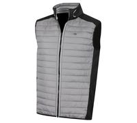Calvin Klein Mens Hybrid Gilet - Silver/Black - XL