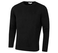 Calvin Klein Mens 2026 Knit Campus Crew Neck Cotton CK Golf Sweater | Chunky crew neck Soft durable Contrast colour inside neck Rib knit collar cuff hem Shape retention