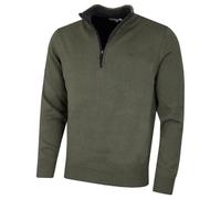 Calvin Klein Mens 2026 Knit Cotton 1/2 Zip Golf CK Top Sweater