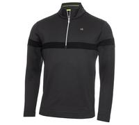 Calvin Klein Mens Scale Performance 1/2 Zip Sweater - Dark Grey Marl - XXL