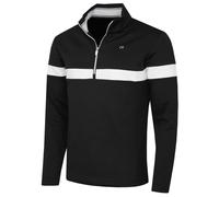 Calvin Klein Mens Scale Performance 1/2 Zip Sweater - Black - S