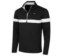 Calvin Klein Mens 2026 Scale CK Insul-Lite 1/2 Zip Golf Sweater | Breathable Moisture wicking Knitted inside collar Contrast colour stripe Self fabric hem cuffs CK logo embroidered