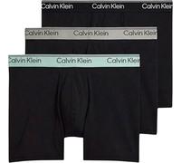 Calvin Klein Men's 3 Pack Boxer Briefs with Stretch, Black (Black Bodies W/Black/Light Cast/Fe), S