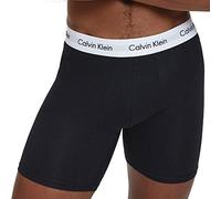 Calvin Klein Mens Cotton 3 Pack Boxers - Black - Size Medium