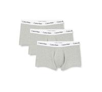calvin Klein Mens 3 Pack Low Rise Trunks grey S