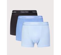 Calvin Klein Lv00nb4286 Boxers 3 Units Blue,Black M Man