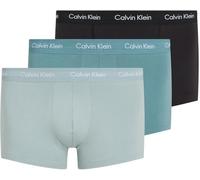 Calvin Klein, Men's, 3P Low Rise Trunk 0000U2664G, Multi (Black, Shade, Slate Turquoise), M