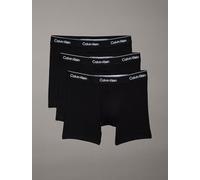 Calvin Klein Men's 3Pk Boxer Briefs, Black W/Dtm Wb, XXL