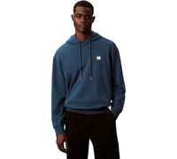 Calvin Klein Men's LS 350TERRY EU WHSL BADGE HOODIE LV04RC274G Sweatshirts, BLUE (Navy Teal), S