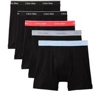 Calvin Klein Men BOXER BRIEF 5PK PINK (Black Bodies w/Black/Misty Grey/Pu) S