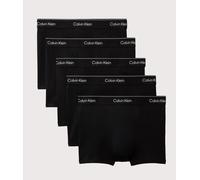 Calvin Klein Mens Calvin Klein Icon Pack Of Five Stretch-Cotton Trunks Black W/ Dtm Wb XL