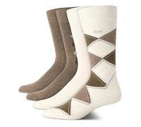Calvin Klein Men's Argyle Crew Socks- 4 Pack