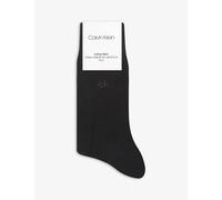 Calvin Klein Mens Black Logo-embroidered Cotton-blend Socks Pack of Two 9-11