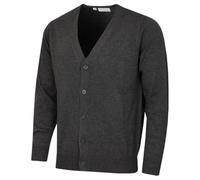 Calvin Klein Mens Blackthorn V-Neck Soft Cardigan - Charcoal Marl - M
