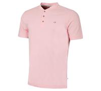 Calvin Klein Mens Blade Collar Campus Golf Polo Shirt - Baby Pink - L