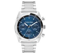 Calvin Klein Men's Blue Brushed Dial Stainless Steel Bracelet Watch