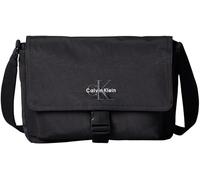 Calvin Klein Men's BOLD FLAP MESSENGER LV04D3321G Messenger, Black (Black), One Size
