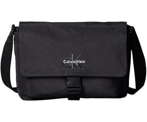 Calvin Klein Men's BOLD FLAP MESSENGER LV04D3321G Messenger, Black (Black), One Size