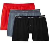 Calvin Klein Men's Boxer Trad 3PK 000NB4005A Boxer, Red (Turbulence/Adrenaline Rush/Black), S