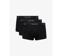 Calvin Klein Mens Calvin Klein Icon Logo-Waistband Pack Of Three Stretch-Cotton Trunks Black W/ Black Wb M