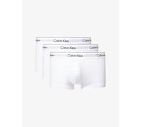 Calvin Klein Mens Calvin Klein Icon Logo-Waistband Pack Of Three Stretch-Cotton Trunks White White White XL