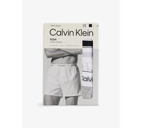 Calvin Klein Mens Calvin Klein Icon Pack-Of-Three Slim-Fit Stretch-Cotton Boxer Black White Grey Hthr S