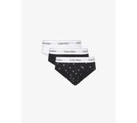 Calvin Klein Hip Icon Cotton Stretch Briefs Black White (3 Units) - L